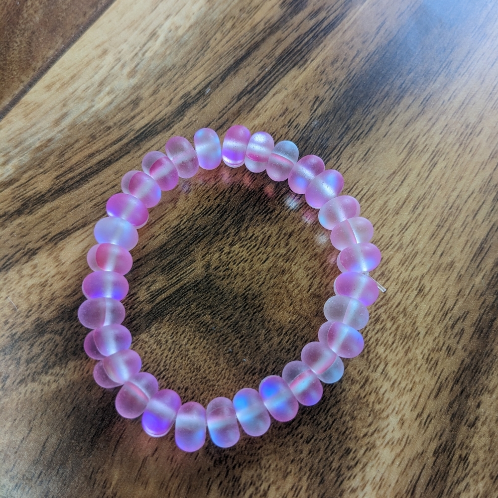 Glass mermaid bracelet handmade